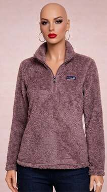 Patagonia Women's Los Gatos 1/4-Zip Fleece Pullover Sherpa Jacket